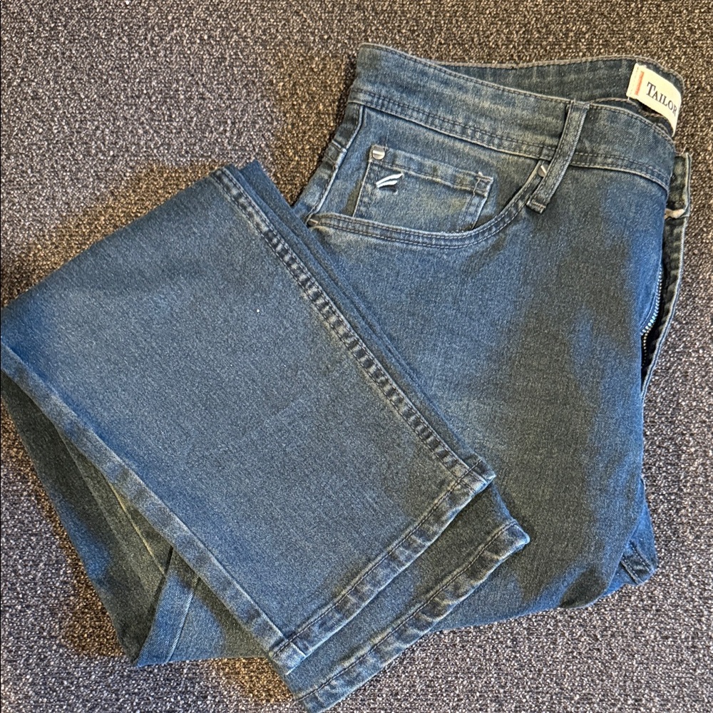 Tailor Vintage 5 pocket Men's Blue Slim Fit Denim Jeans #589